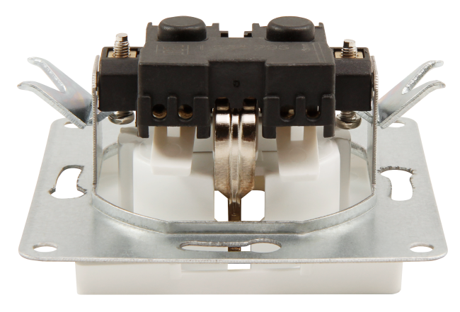 Schutzkontakt-Steckdose McPower Cup, 250V~/16A, UP, Klemmanschluss, weiß
