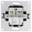 RJ45 + RJ11 Dose McPower Flair für ISDN, Cat, UP, anthrazit
